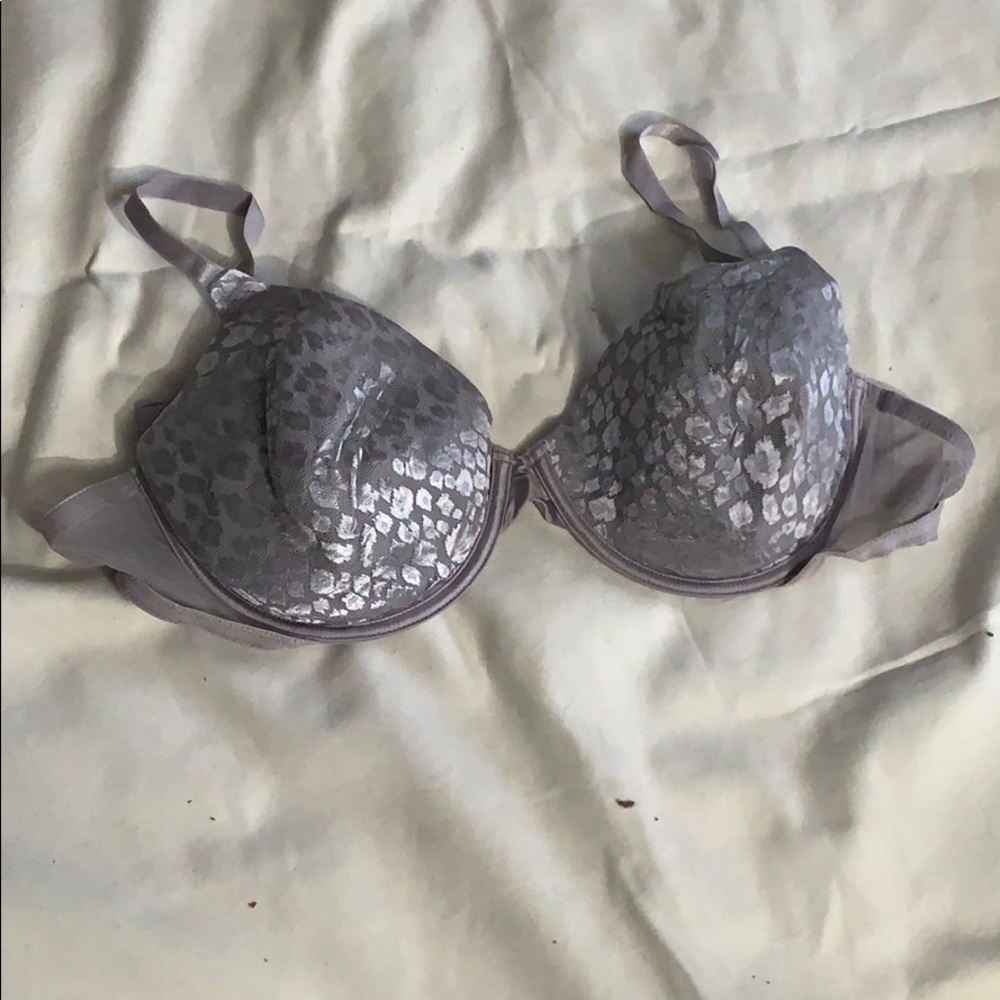 Silver bra